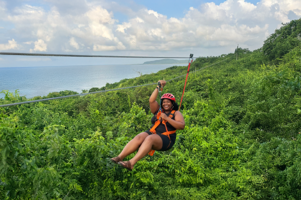 Zipline adventure in Cartagena Colombia